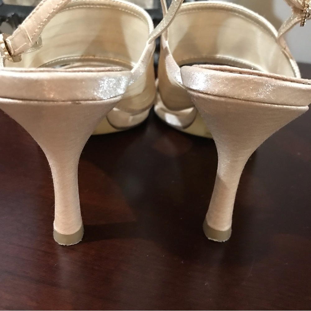 ▪️Champagne Elegant Open Toe Heels - Picture 11 of 13